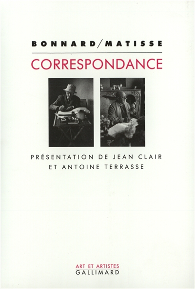 Bonnard, Matisse : correspondance, 1925-1946
