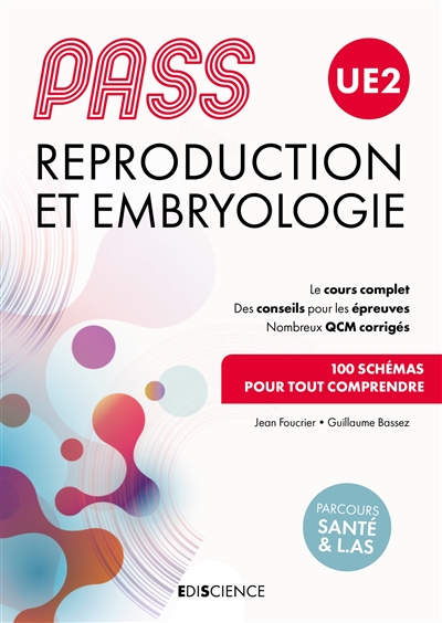 Reproduction et embryologie : UE2 : 1re année santé