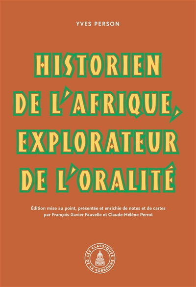 Historien de l'Afrique, explorateur de l'oralité
