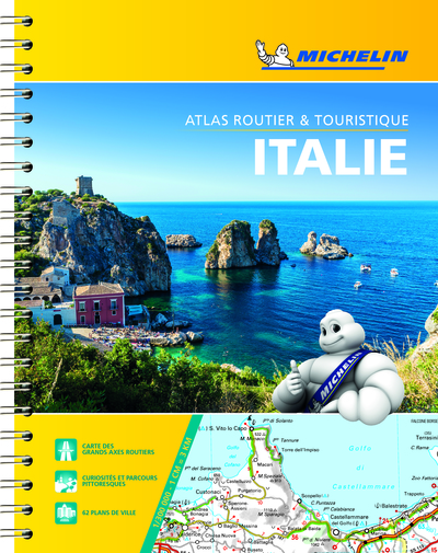 Italie 2019 : atlas routier et touristique