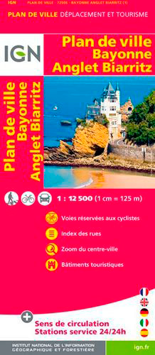 Bayonne - Anglet - Biarritz : plan de ville