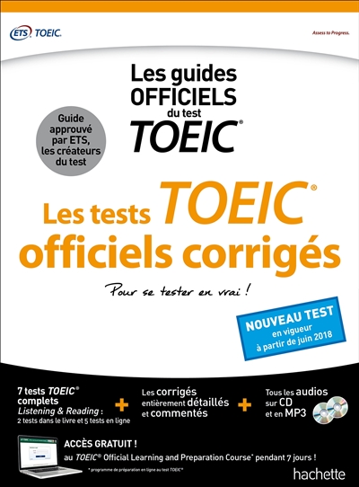 Les tests TOEIC officiels corrigés les guides officiels du TOEIC