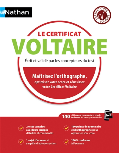 Le certificat Voltaire