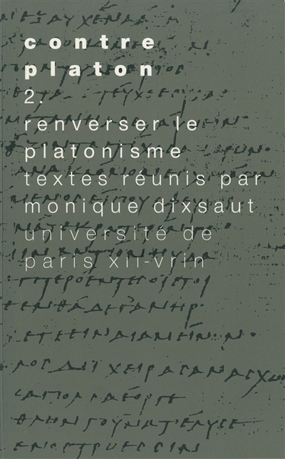 Contre Platon, vol. 2