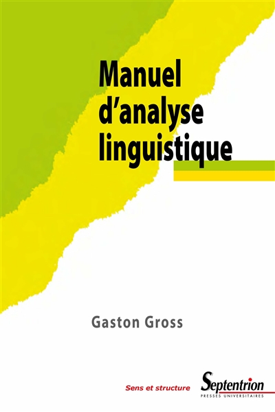 Manuel d’analyse linguistique