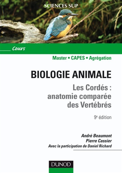 Biologie animale : Les Cordés : Anatomie comparée des Vertébrés