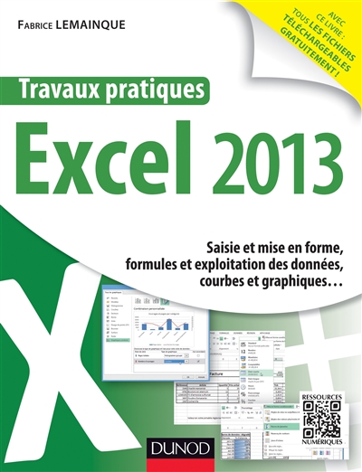 Excel 2013 : Saisie et mise en forme, formules et exploitation des données, courbes et graphiques