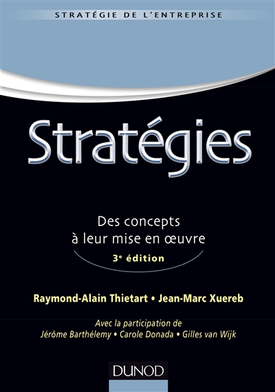 Stratégies : Des concepts à leur mise en œuvre