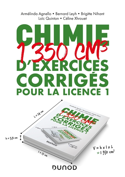 Chimie - 1350 cm3 d’exercices corrigés pour la Licence 1