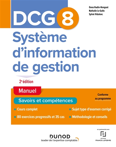 DCG 8. Systèmes d'information de gestion