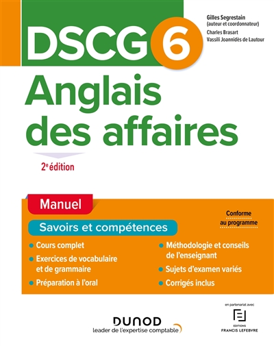 DSCG 6 : Anglais des affaires