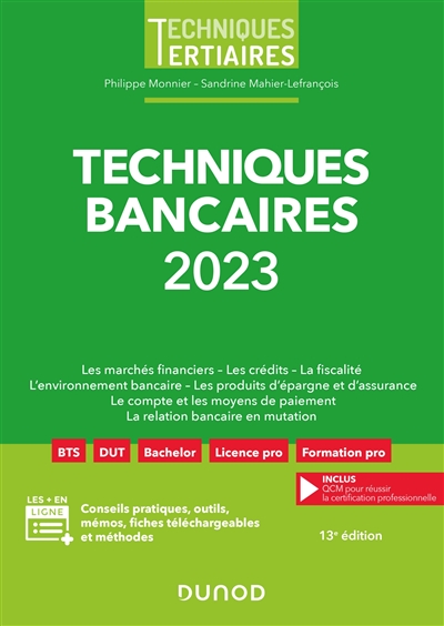 Techniques bancaires 2023 Ed. 13