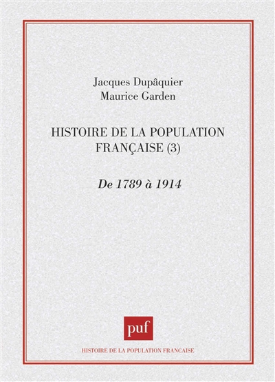 Histoire de la population française (3) : De 1789 à 1914