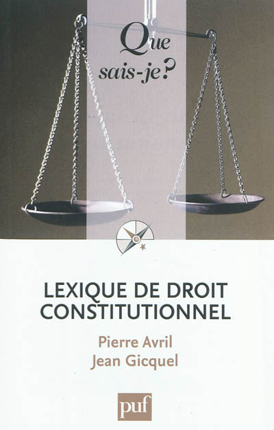 Lexique de droit constitutionnel