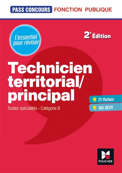 Technicien territorial / principal - Révision et entrainenement Ed. 2