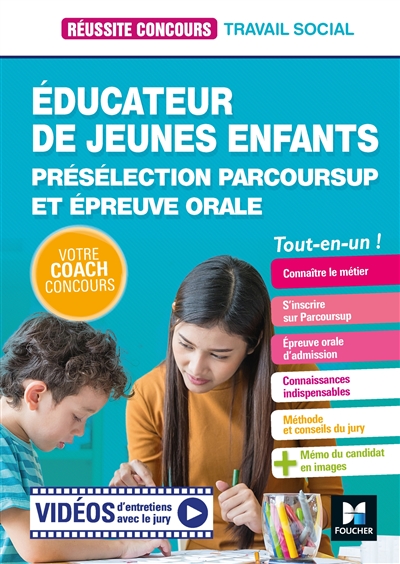 Réussite Concours - Educateur jeunes enfants (EJE) Présélection Parcoursup & Ep orale - Préparation