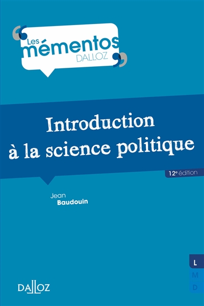 Introduction à la science politique Ed. 12
