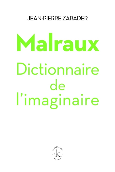 La Malraux : Dictionnaire de l'imaginaire Ed. 1