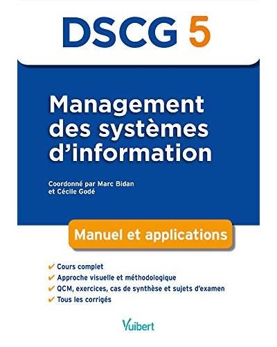 DSCG 5 Management des systèmes d'information : Manuel et applications