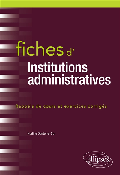 Fiches d'Institutions administratives