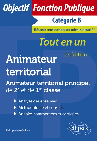 Animateur territorial - Animateur territorial principal de 2e et de 1re classe Ed. 2