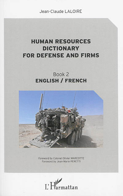 Human resources dictionary for defense and firms : Book 2 - English/French