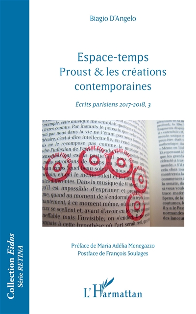 Espace-temps : Proust & les créations contemporaines - Ecrits parisiens 2017-2018, 3