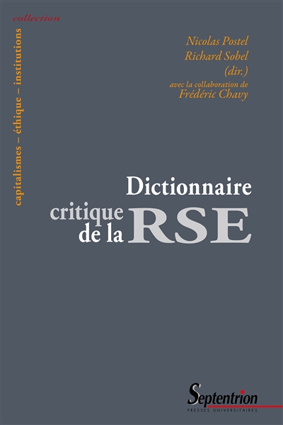 Dictionnaire critique de la RSE