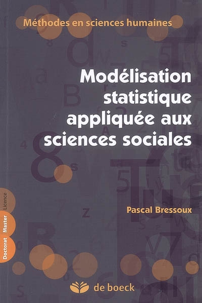 Modélisation statistique appliquée aux sciences sociales