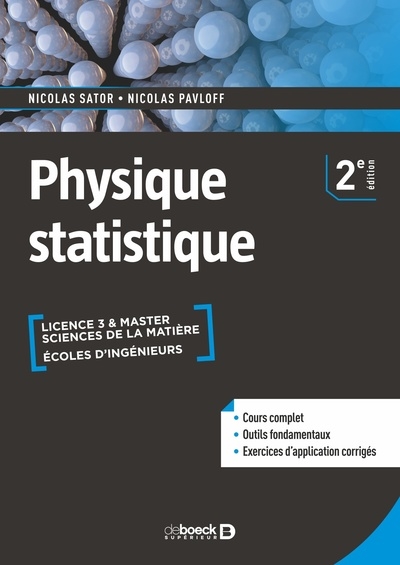 Physique statistique : Cours et exercices corrigés