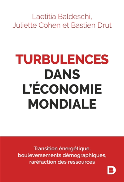 Turbulences dans l'économie mondiale : Transition énergétique, bouleversements démographiques, raréfaction des ressources