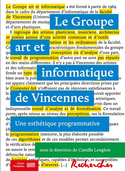 Le Groupe art et informatique de Vincennes (GAIV) : Une esthétique programmative