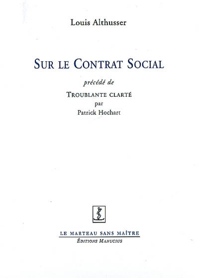 Sur le ''contrat social''
