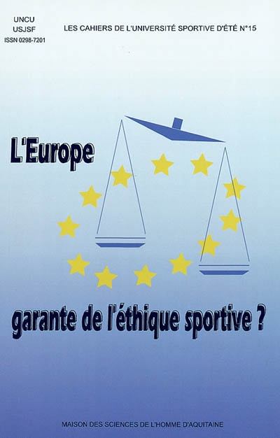 Cahiers de l'USE n°15 - L'Europe garante de l'éthique sportive ?