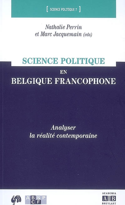 Science politique en belgique francophone