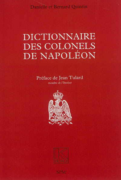 Dictionnaire des colonels de Napoléon : Kronos N° 22