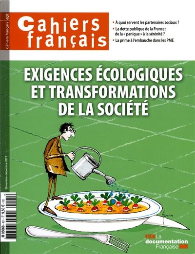 Cahiers français : Exigences écologiques et transformations de la société - n°401