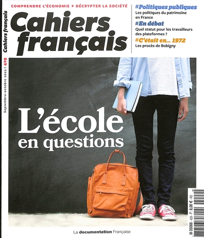 Cahiers français : L'école en questions - n°429