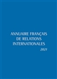 Annuaire français de relations internationales : 2021