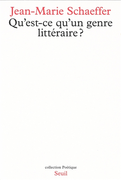 Qu'est-ce qu'un genre littéraire ?