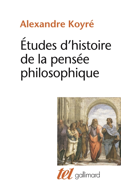 Etudes d'histoire de la pensée philosophique