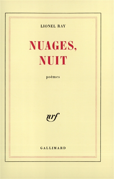 Nuages, nuit : poèmes
