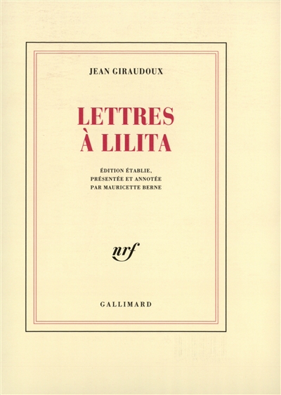 Lettres à Lilita : 1910-1928