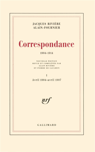 Correspondance : 1904-1914