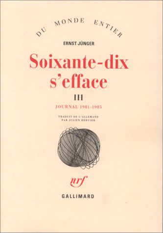 Soixante-dix s'efface III : journal 1981-1985