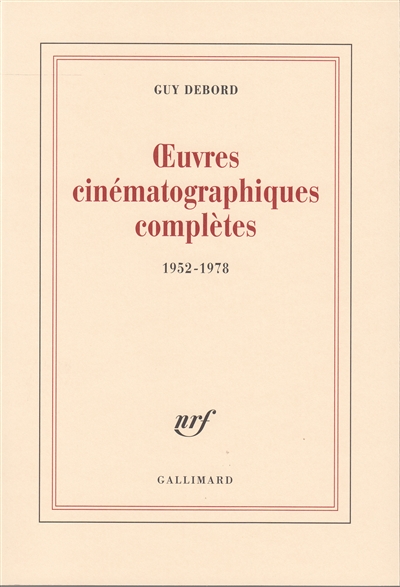 Œuvres cinématographiques complètes : 1952-1978