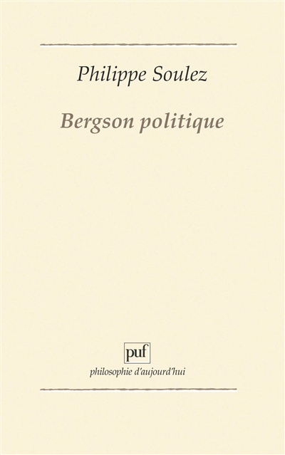 Bergson politique