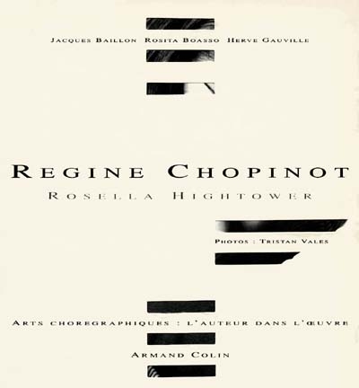 Régine Chopinot-Rosella Hightower
