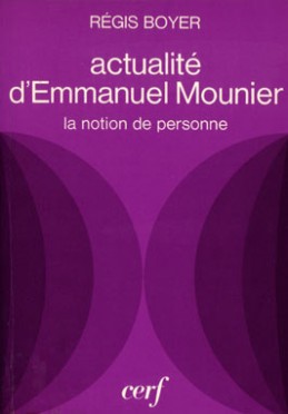 Actualité d'Emmanuel Mounier : la notion de personne