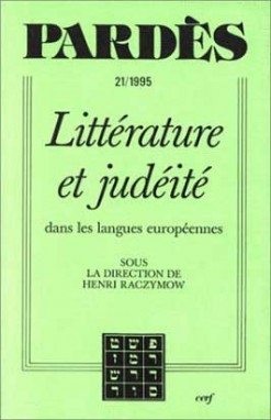 Littérature et judéité dans les langues européennes
